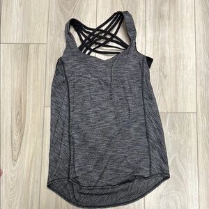 Women's lululemonGray Strappy Top